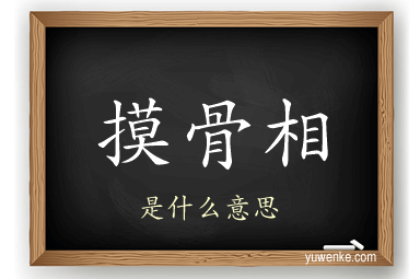 摸骨相