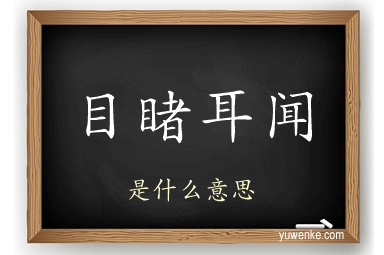 目睹耳闻