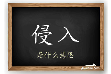 侵入