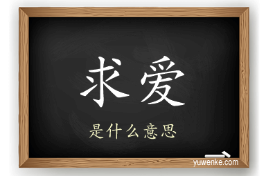 求爱
