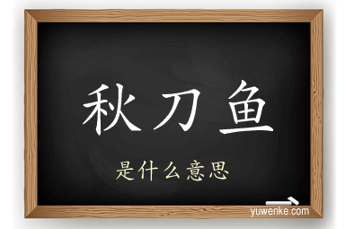 秋刀鱼