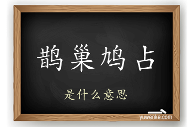鹊巢鸠占