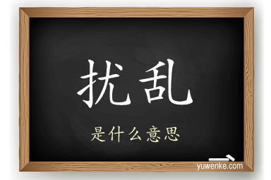 扰乱