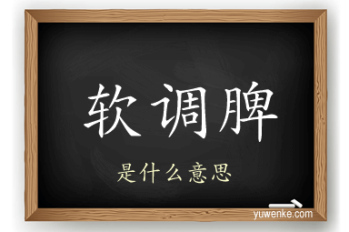 软调脾