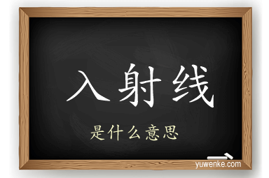 入射线
