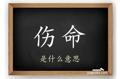 伤命