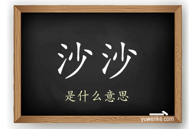 沙沙