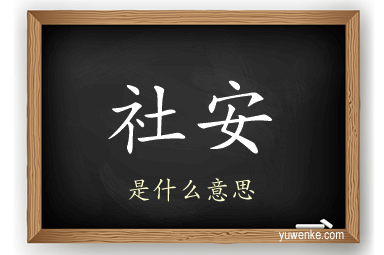 社安