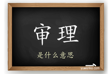审理
