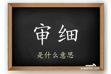 审细
