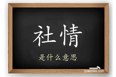 社情