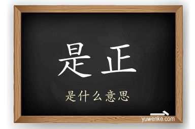 是正