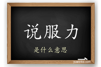说服力