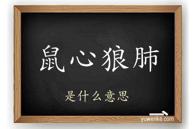 鼠心狼肺