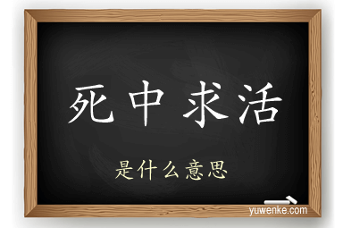 死中求活
