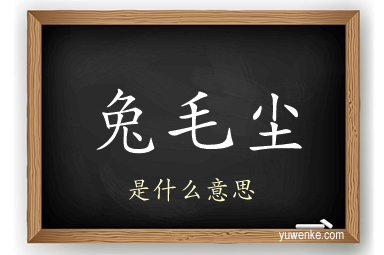 兔毛尘