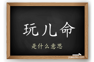 玩儿命
