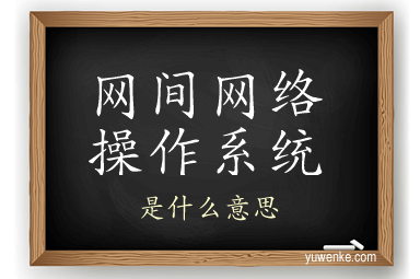 网间网络操作系统