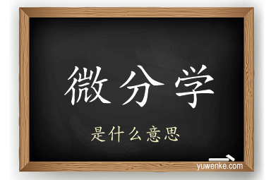 微分学