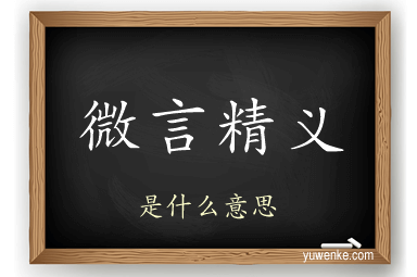 微言精义