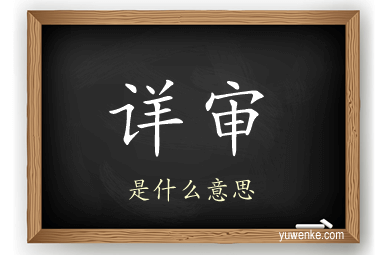 详审