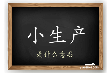 小生产