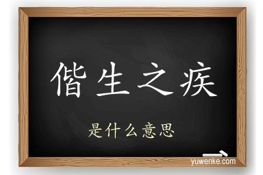 偕生之疾
