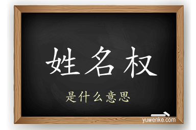 姓名权