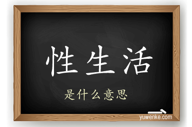 性生活