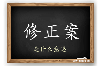 修正案