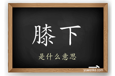 膝下