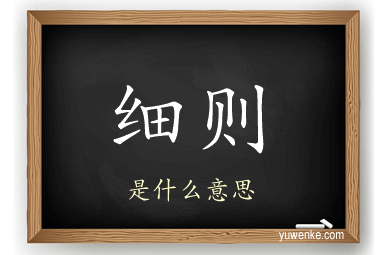 细则