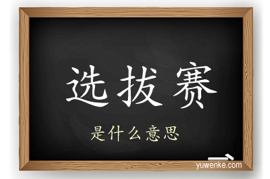 选拔赛