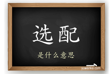 选配