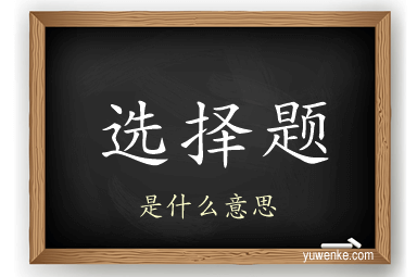 选择题
