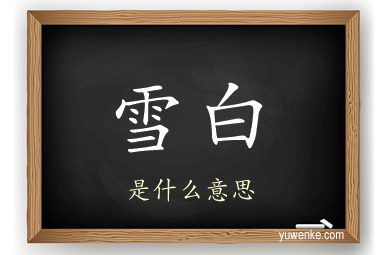 雪白