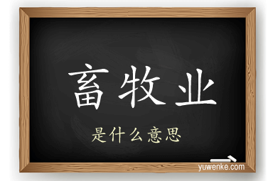 畜牧业