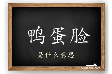 鸭蛋脸