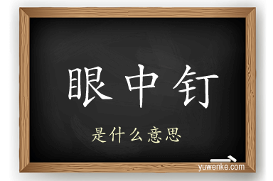 眼中钉