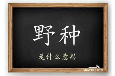 野种