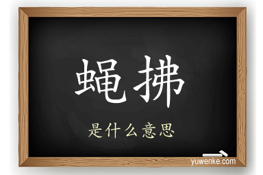 蝇拂