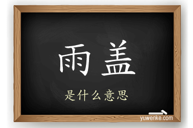雨盖