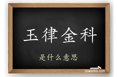 玉律金科