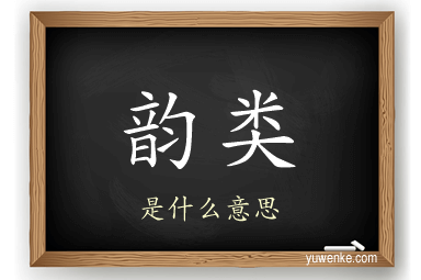 韵类