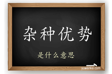 杂种优势