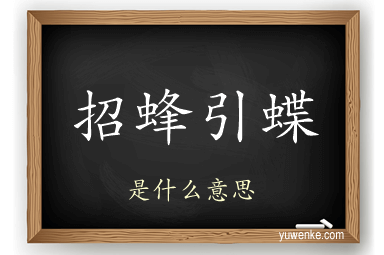 招蜂引蝶