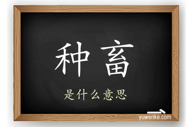 种畜