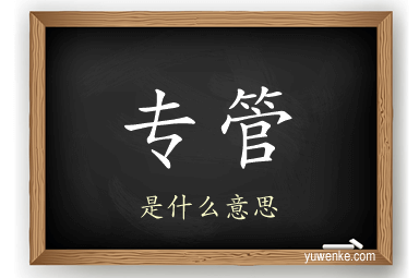 专管