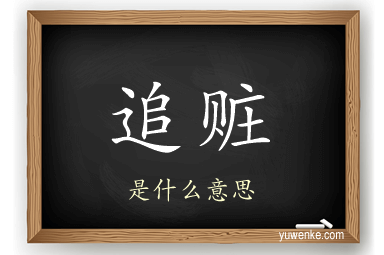 追赃