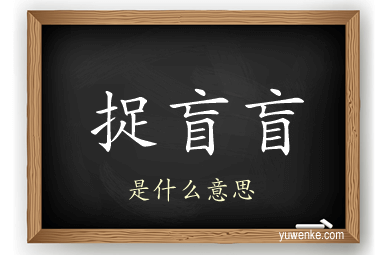 捉盲盲